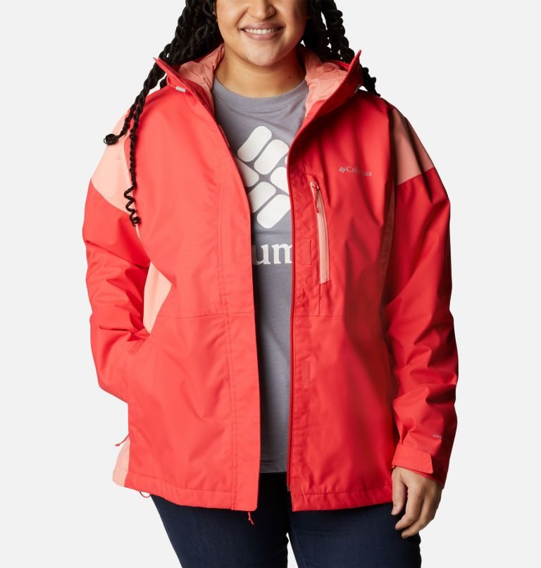 Jacheta Columbia Hikebound Dama Rosii | Plus Size UG0MQAS1Z